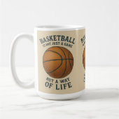 Mug Basketball, a way of life! (Gauche)