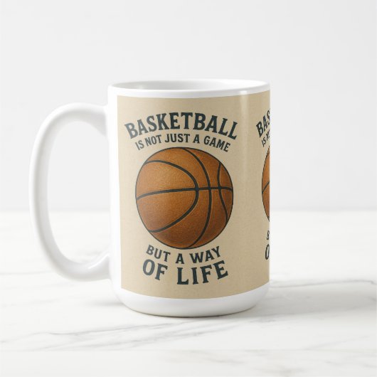 Mug Basketball, a way of life! (Gauche)