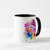 Mug Basketball Adolescentes Filles Ados Baller Dunk (Devant droit)