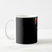 Mug Basketball Armoire Votre Nom Rouge Noir (Gauche)