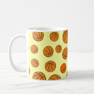 Mug Basketball Balls Motif sans couture