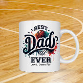 Mug Basketball Best Papa Fête des pères personnalisée