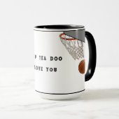 Mug Basketball Drôle (Devant droit)