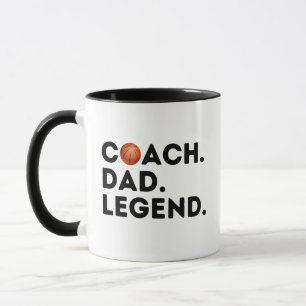 Mug Basketball entraîneur père légende