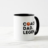 Mug Basketball entraîneur père légende (Devant droit)