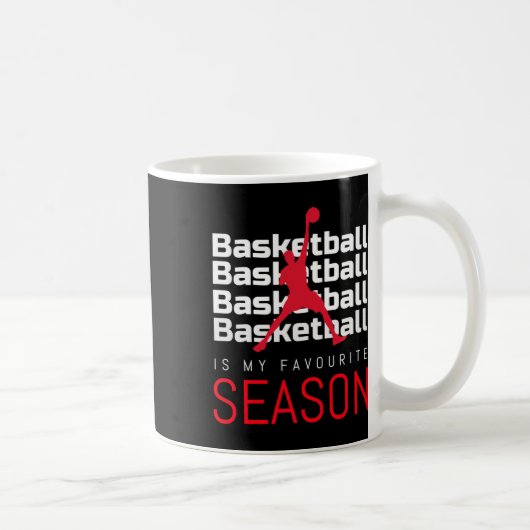 Mug Basketball Est Ma Saison Favorite Dunk (Droite)