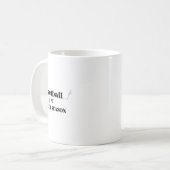 Mug Basketball Est Ma Saison Préférée 2 (Devant gauche)
