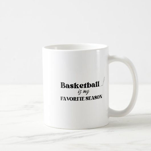 Mug Basketball Est Ma Saison Préférée 2 (Droite)