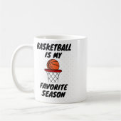 Mug Basketball Est Ma Saison Préférée 8 (Gauche)