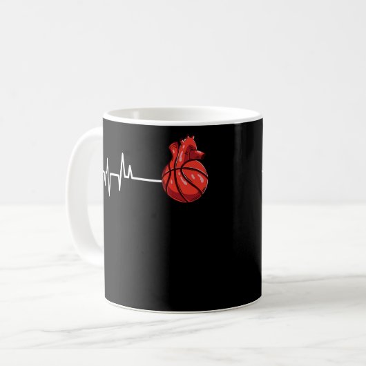 Mug Basketball Heartbeat  (Devant gauche)