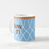 Mug Basketball Hoop Net_Dunk it !_blue_jumpstart (Devant gauche)