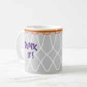 Mug Basketball Hoop Net_Dunk it!_gray (Devant gauche)