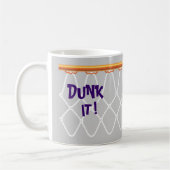 Mug Basketball Hoop Net_Dunk it!_on gris (Gauche)