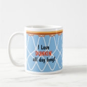 Mug Basketball Hoop Net_I Love Dunkin'_blue (Gauche)