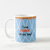 Mug Basketball Hoop Net_I Love Dunkin'_blue (Gauche)