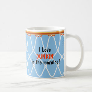 Mug Basketball Hoop Net_I Love Dunkin'_blue