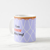 Mug Basketball Hoop Net_I Love Dunkin'_lavender (Devant gauche)