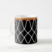 Mug Basketball Hoop Net_on noir (Devant gauche)