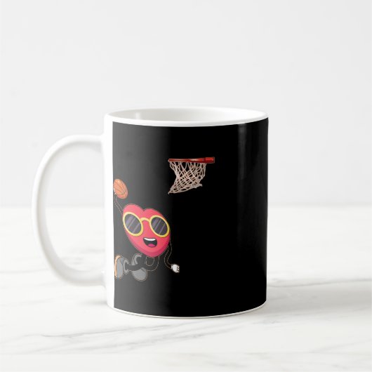 Mug Basketball Lover Hoop Loop Valentine Day (Gauche)