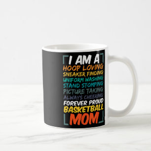 Mug Basketball Maman Entraîneur Femme Fun Fier Joueur