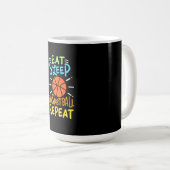 Mug Basketball - Manger Sommeil Basketball Répéter (Devant droit)