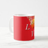 Mug Basketball que j'aime (Devant gauche)