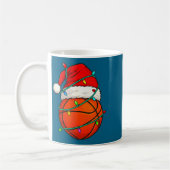 Mug Basketball With Santa Hat Funny Christmas Xmas Gif (Gauche)