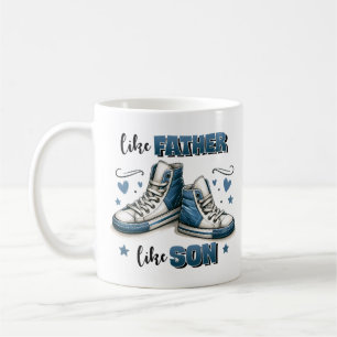 Mug Baskets Bleus Comme Père, Comme Fils