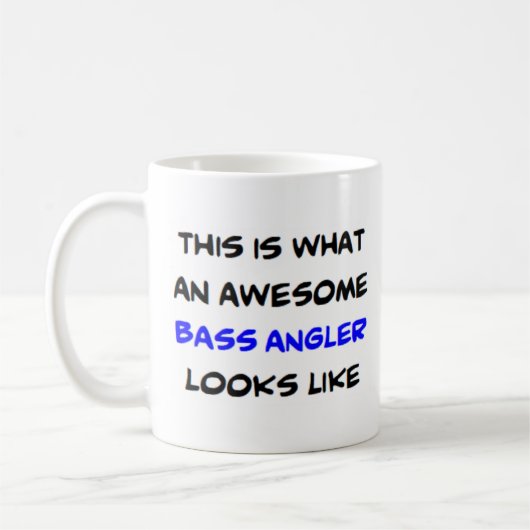 Mug bass angler, génial (Gauche)