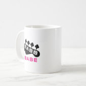 Mug Bass Babe Cadeau Pour Baid (Devant gauche)