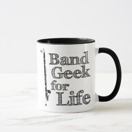 Mug Bass Clarinet Band Geek (Droite)