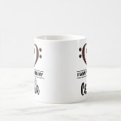 Mug Bass Clef Coeur J'Aime Jouer Mon Cello (Centre)