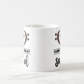 Mug Bass Clef Coeur J'Aime Jouer Mon Sarod (Centre)