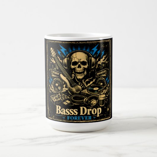 Mug Bass Drop – Puissance Musicale Basse Fréquence (Centre)