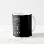 Mug Bass Drum Ugly Christmas Sweater (Devant droit)