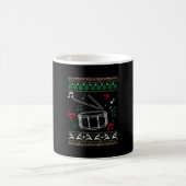 Mug Bass Drum Ugly Christmas Sweater (Centre)