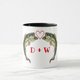 Mug Bass Fishing Love Valentines