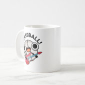 Mug Basse-ball Funny Baseball Bass Guitariste Pun (Devant gauche)