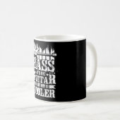 Mug Basse C'Est Comme Guitare Mais Glacière (Devant droit)