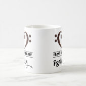 Mug Basse Clef Coeur J'Aime Jouer Ma Psalterie (Centre)