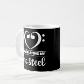Mug Basse Clef Coeur J'Aime Jouer Mon Lap Steel (Devant gauche)