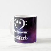Mug Basse Clef Coeur pourpre Nebula Love Lap Steel (Devant gauche)