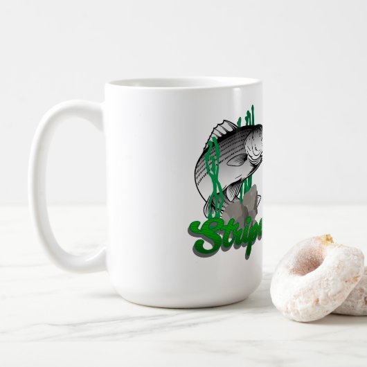 Mug Basse Étalée Le Roi D'Eau Douce Des Combattants (Avec donut)