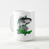 Mug Basse Étalée Le Roi D'Eau Douce Des Combattants (Devant gauche)