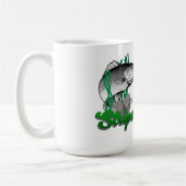 Mug Basse Étalée Le Roi D'Eau Douce Des Combattants (Gauche)