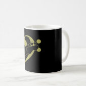 Mug Basse Guitare Clef Baid Musicien Musique Basse (Devant droit)
