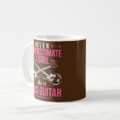 Mug Basse Guitariste Filles Basse Guitare Joueuse Femm (Devant gauche)