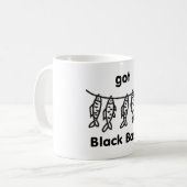 Mug basse noire obtenue (Devant gauche)