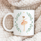 Mug Basse-noisette ballerine botanique joli Noël