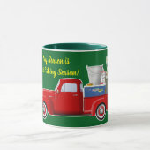 Mug Basse Pêcheur Nutcracker avec Petit Camion Rouge (Centre)